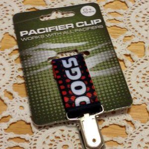 College Sports Pacifier Clip, bundle only item